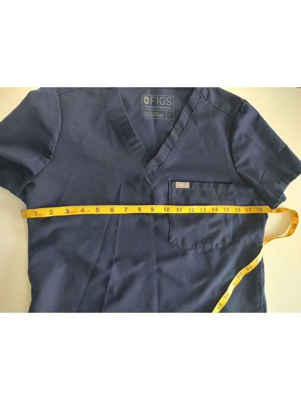 FIGS Technical Collection Navy Blue Scrubs Set Size S/P